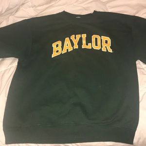 Large champion fleece Baylor crewneck sweatshirt